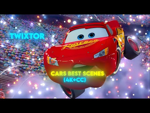 Disney Pixar's Cars | Cars Movie Best Scenes Twixtor Clips Scenepack For Edits | 4K+CC