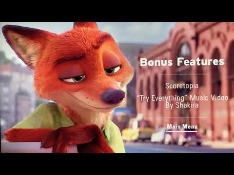 Disney Zootopia DVD Menu Walkthrough 🎬 Australia 🇦🇺