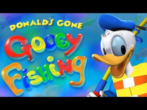 Disney's Mickey Mouse Clubhouse Donald's Gone Gooey Fishing Game || KidsTV