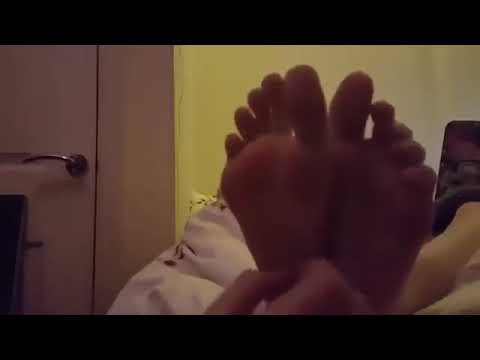 Distracted by Tickling her feet!