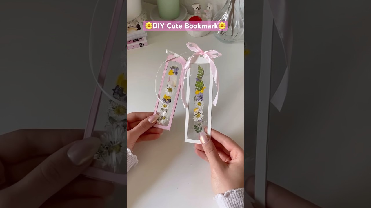 Diy Cute Bookmark 🌼🌿