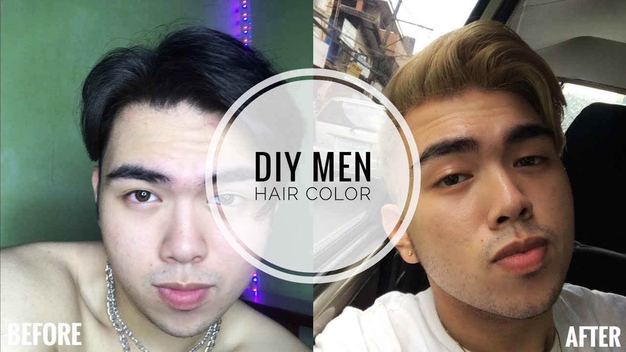 DIY Hair Men Color | Quarantine VLOG #01