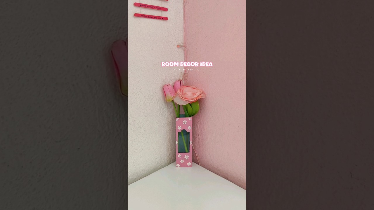 Diy Room Decor Idea 🌷|| Aesthetic Room Decor ☁ #shorts #diy #aesthetic #art #decor #viralvideo