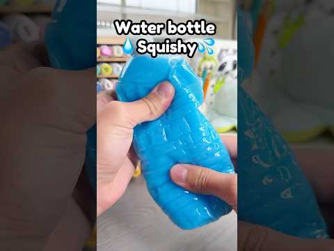 💦DIY water bottle squishy!? #diysquishy #squishy #papersquishy #diy #diycrafts #crafts #thingstodo￼