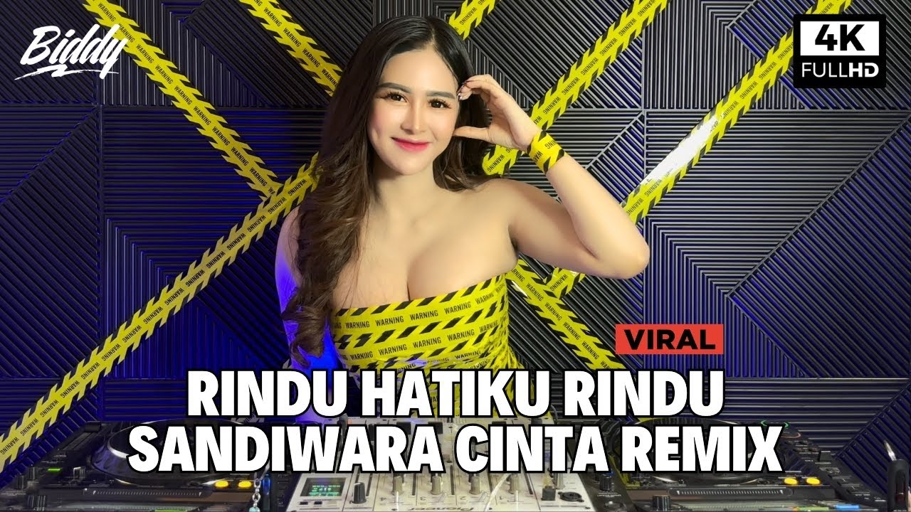 DJ SANDIWARA CINTA X RINDU HATIKU RINDU REMIX FULL BASS VIRAL TIK TOK TERBARU 2025 PLAT KT