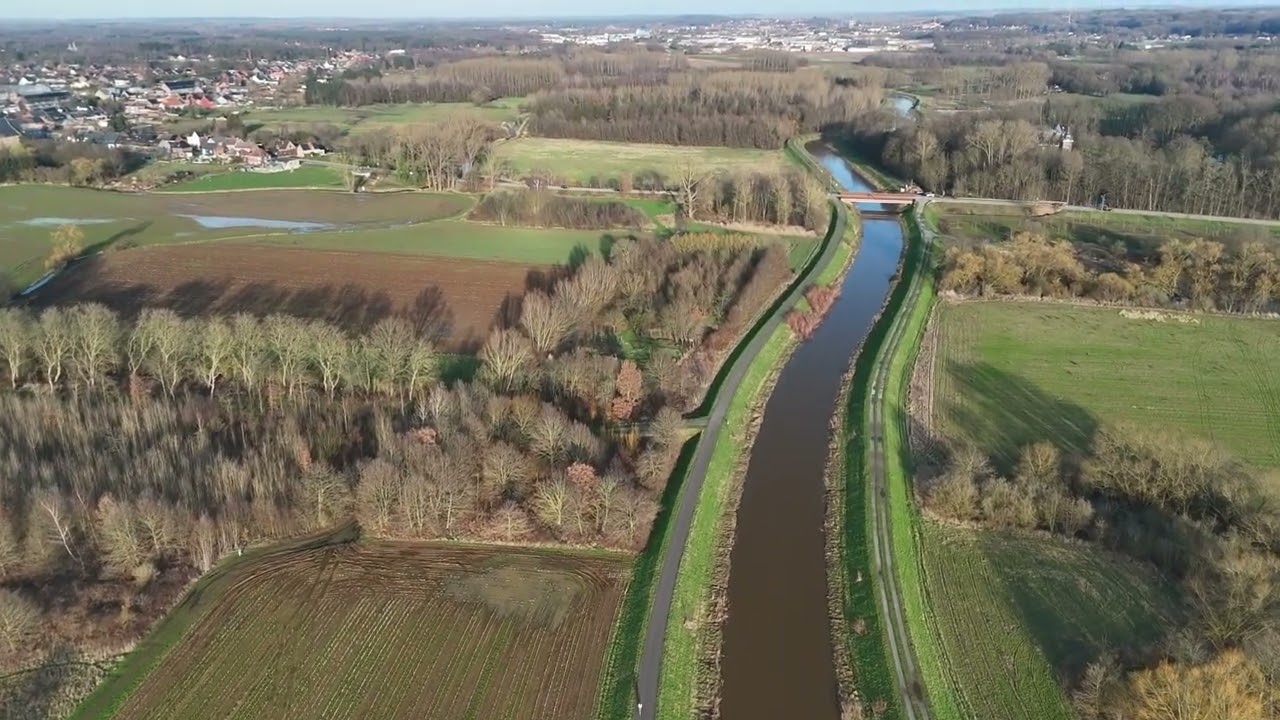 DJI mini 4 pro The river Demer @ Aarschot Belgium