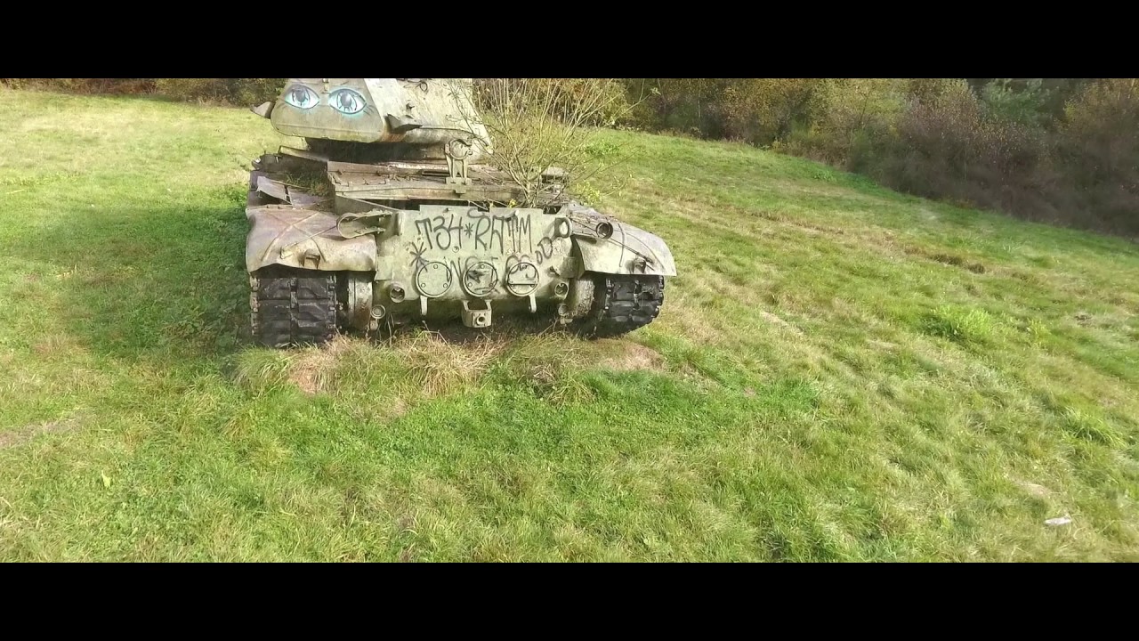 DJI Phantom 4  /  found a lost tank