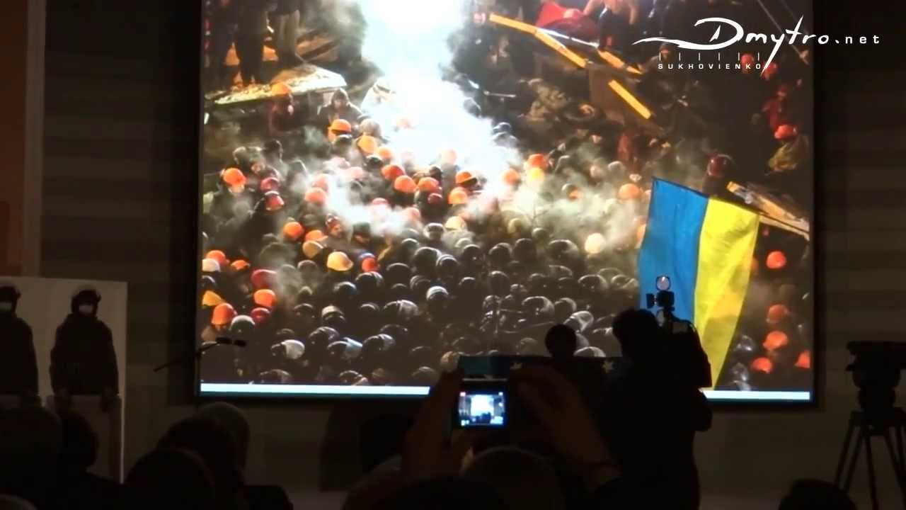 Dmytro Sukhovienko at The European Parliament - Euromaidan