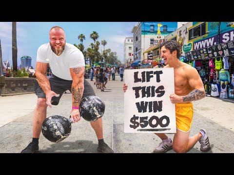 Do 1 Rep, Win $500 - (Unliftable Dumbbell)