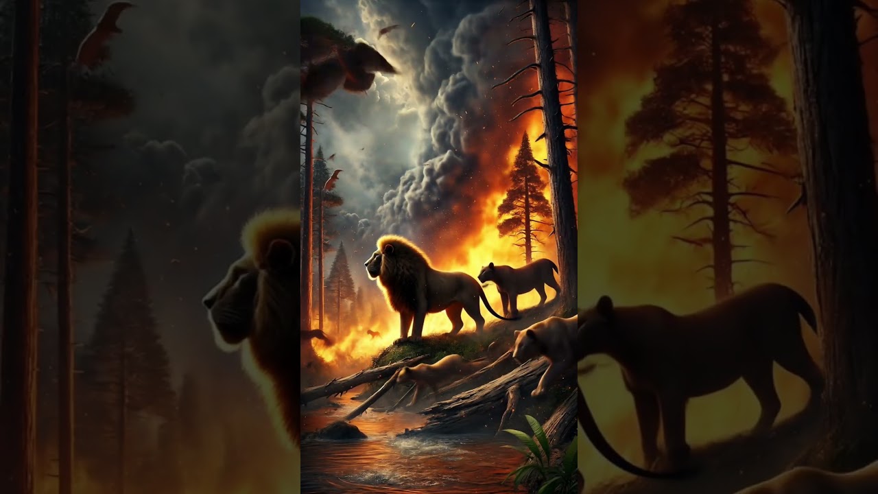 Do sheron ki kahani #kidsvideo #viralvideo #animal #shortvideo #shorts #lion #ronaldo
