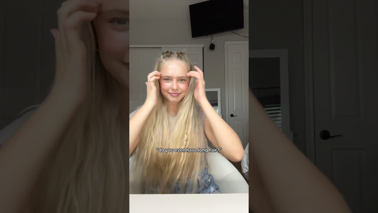 do you have long hair?💇🏼‍♀️ #ellahperry #hair #longhair #blonde #relatable #shorts