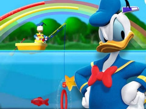 Donald Catch Fish - Donald's Gone Gooey Fishing - Disney Game