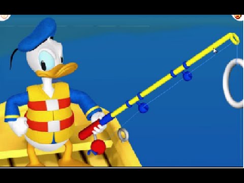 Donald Duck's  Gone Gooey Fishing Clubhouse Kids Game