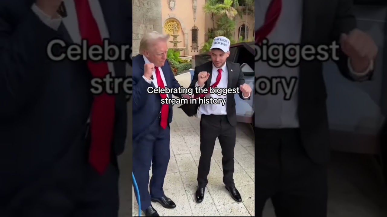 Donald Trump dancing YMCA with Adin Ross #donaldtrump #adinross #tiktok #dance #elections2024 #YMCA