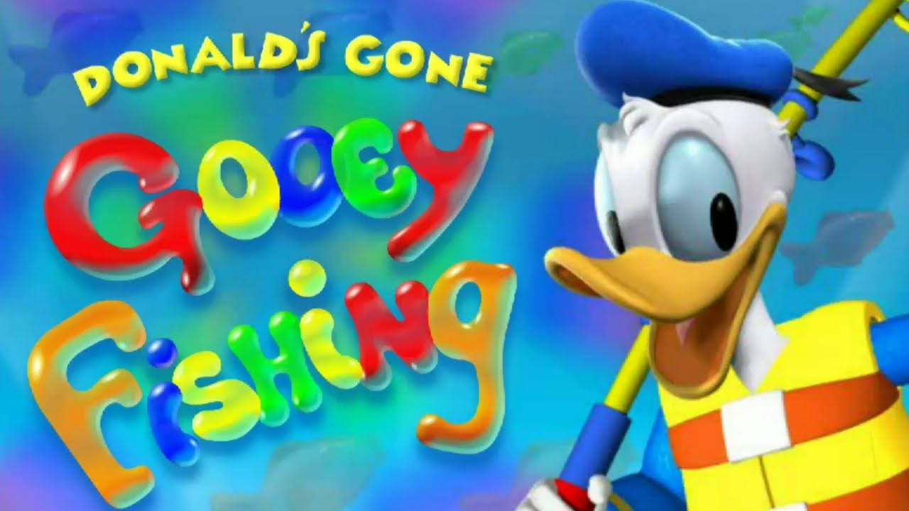 Donald's Gone Gooey Fishing Game for Children Mickey Mouse Clubhouse