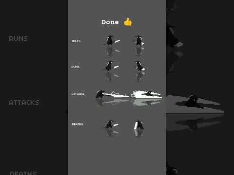 done 👍 wishlist my game Bullet Bunny #pixelart #aseprite #devlog #animation #pixelstudio