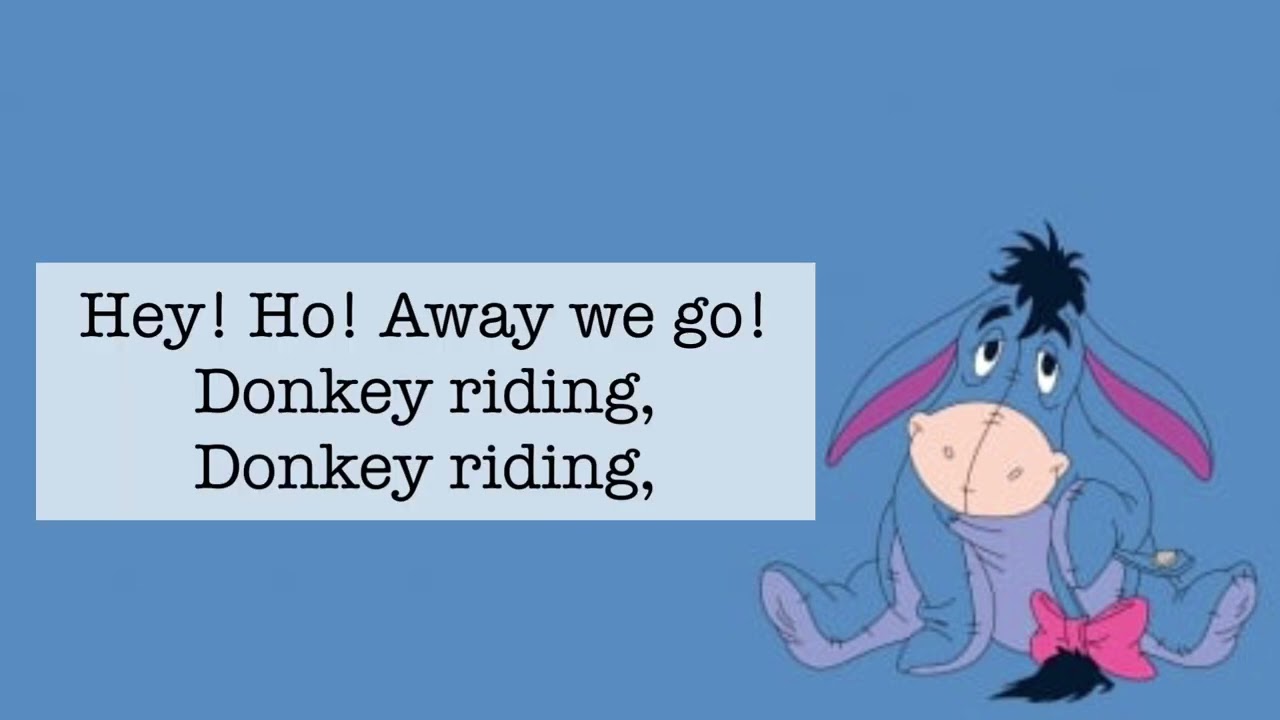 Donkey Riding RCM Voice Prep Lev with Lyrics