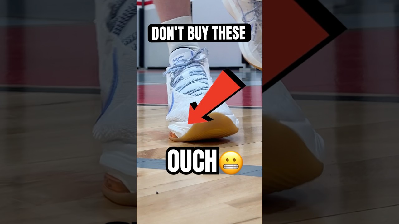 DON’T PLAY BASKETBALL IN THESE SHOES! 😬🏀