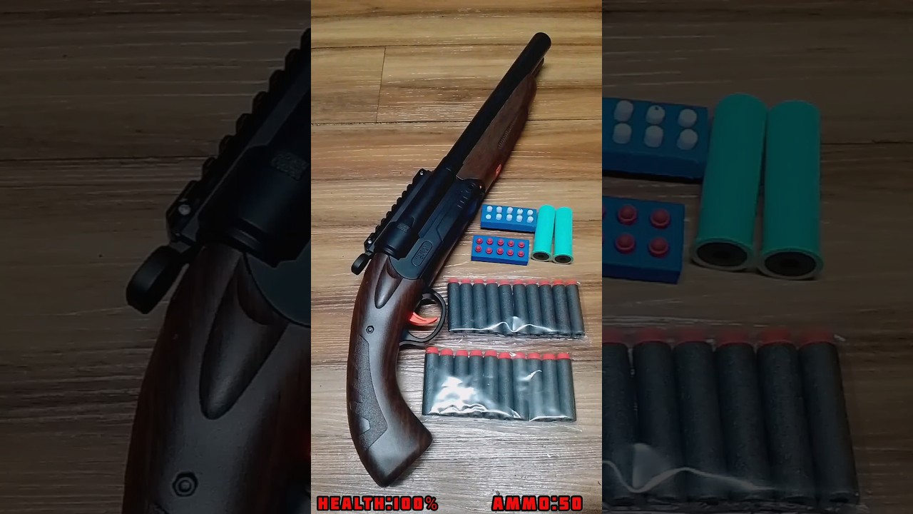 DOOM😈 SUPER SHOTGUN ? ?🤯🤯🤯  double barrel toys