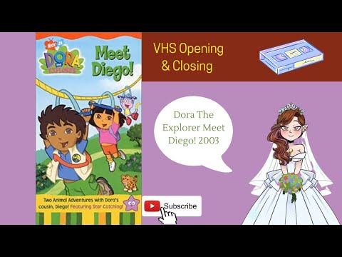 Dora The Explorer Meet Diego 2003 VHS Opening & Closing