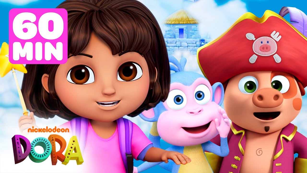 Dora's Swashbuckling Pirate Tales for 60 Minutes! w/ Boots | Dora & Friends