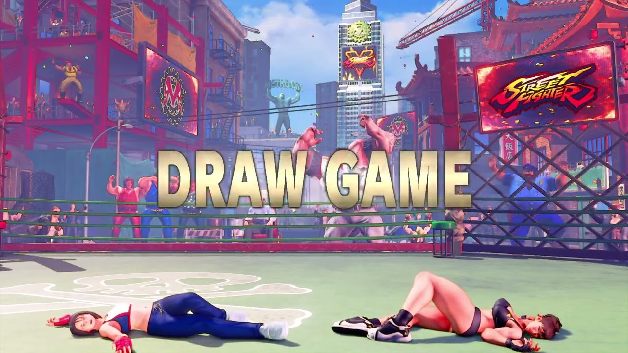 Double KO! Akira vs. Chun-Li - Street Fighter ryona