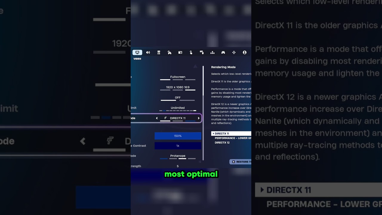 Double Your Fortnite FPS using DirectX 11 🚀 #fortnite #fps #gaming