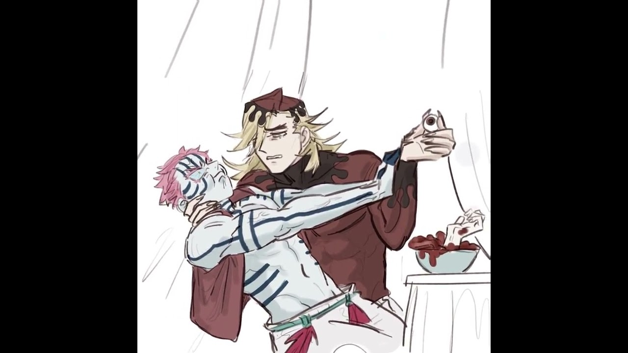 Douma Forces Akaza To Eat Woman Funny Demon Slayer COMIC DUB Comic Dubs #shorts