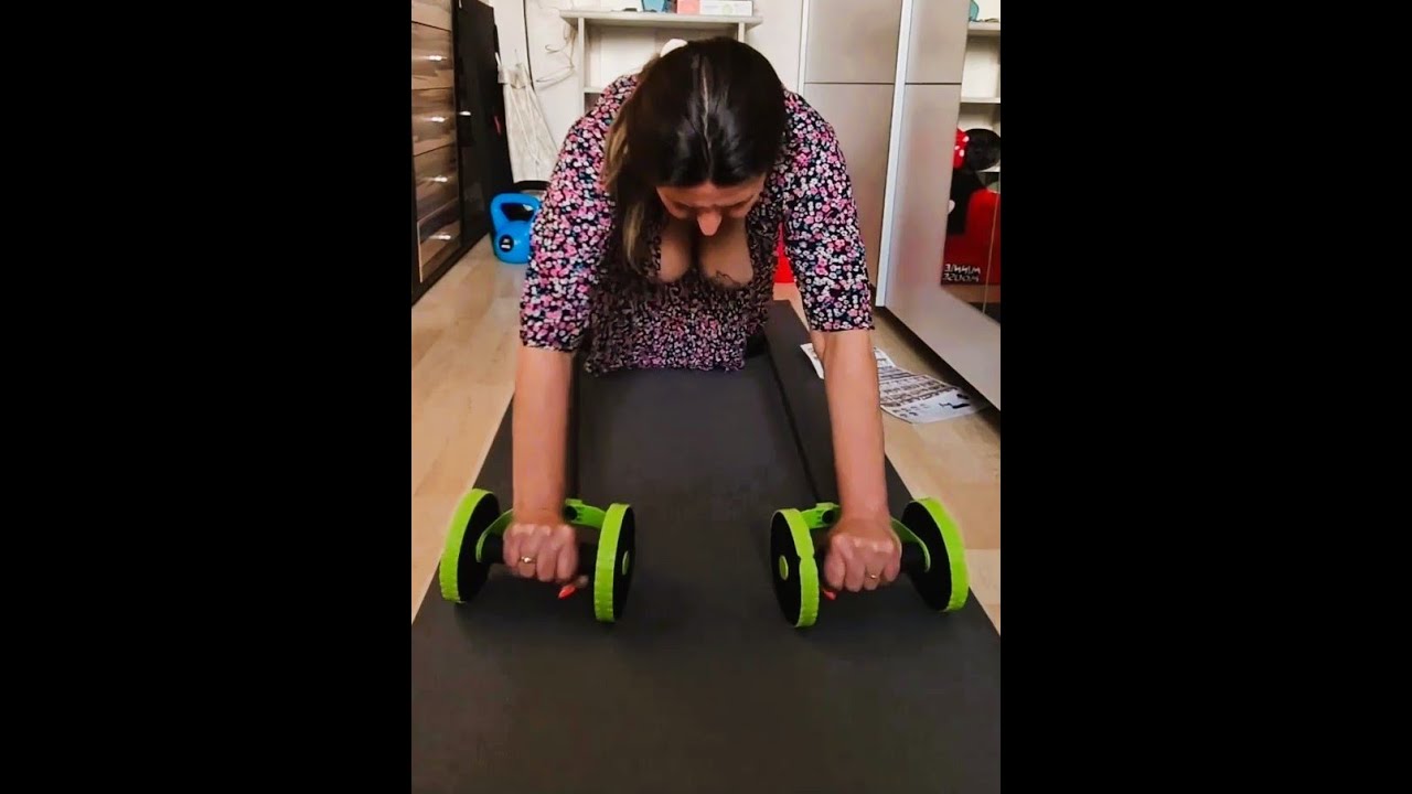 downblouse during light exercise