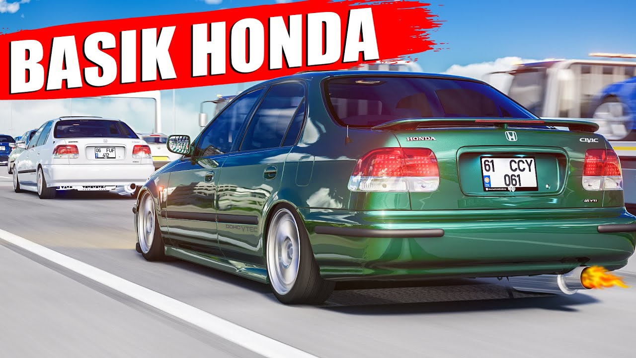 DİP BASIK HONDA İLE  TRAFİKTE MAKAS !!