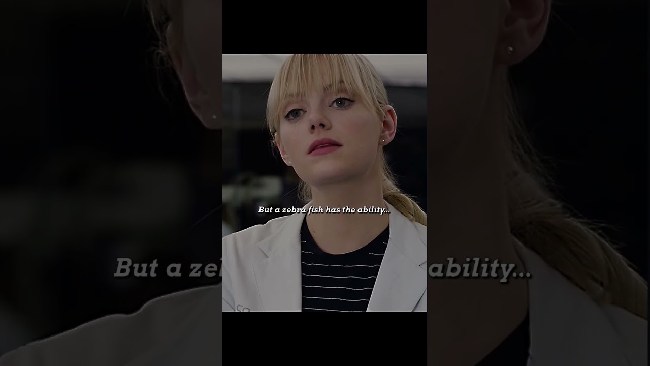 Dr. Connors surprised by Peter's answer #peterparker #spiderman #gwenstacy #marvel #sony