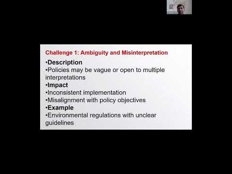 Dr Rishikaysh Kaakandikar  - The Challenges of policy Implementation