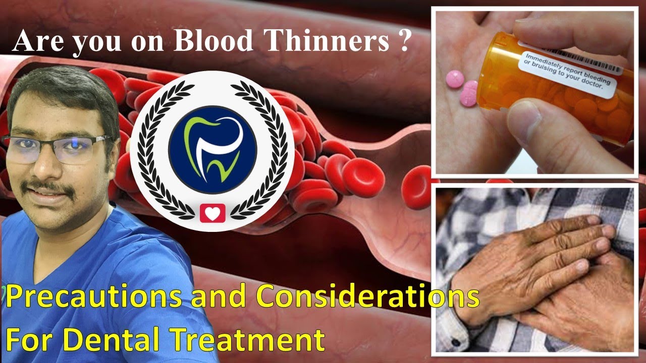 Dr Rudra Mohan| Are you on Blood thinners?Dental Treatment Considerations for Antiplatelet Therapy