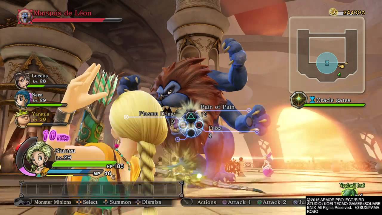 DRAGON QUEST HEROES: Marquis de Leon/King Leo Boss Fight