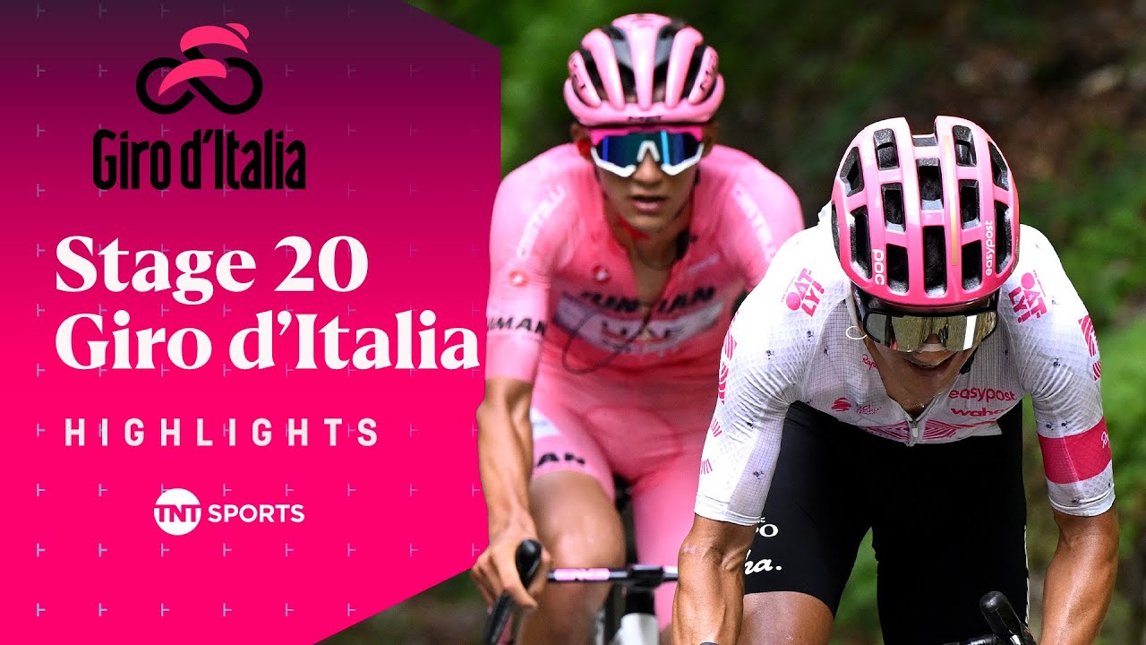DRAMATIC PENULTIMATE STAGE! 💥 | Men's Giro d'Italia Stage 20 Race Highlights | TNT Sports Cycling