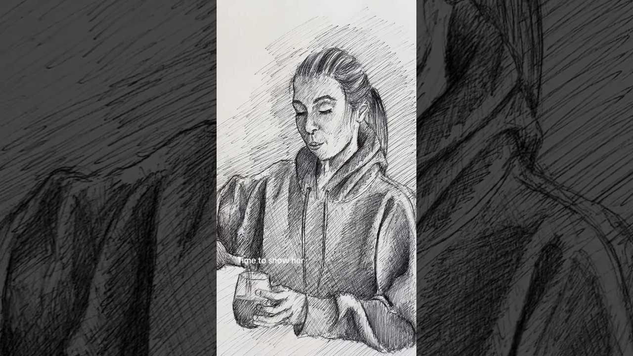 Drawing random people in public ✍️