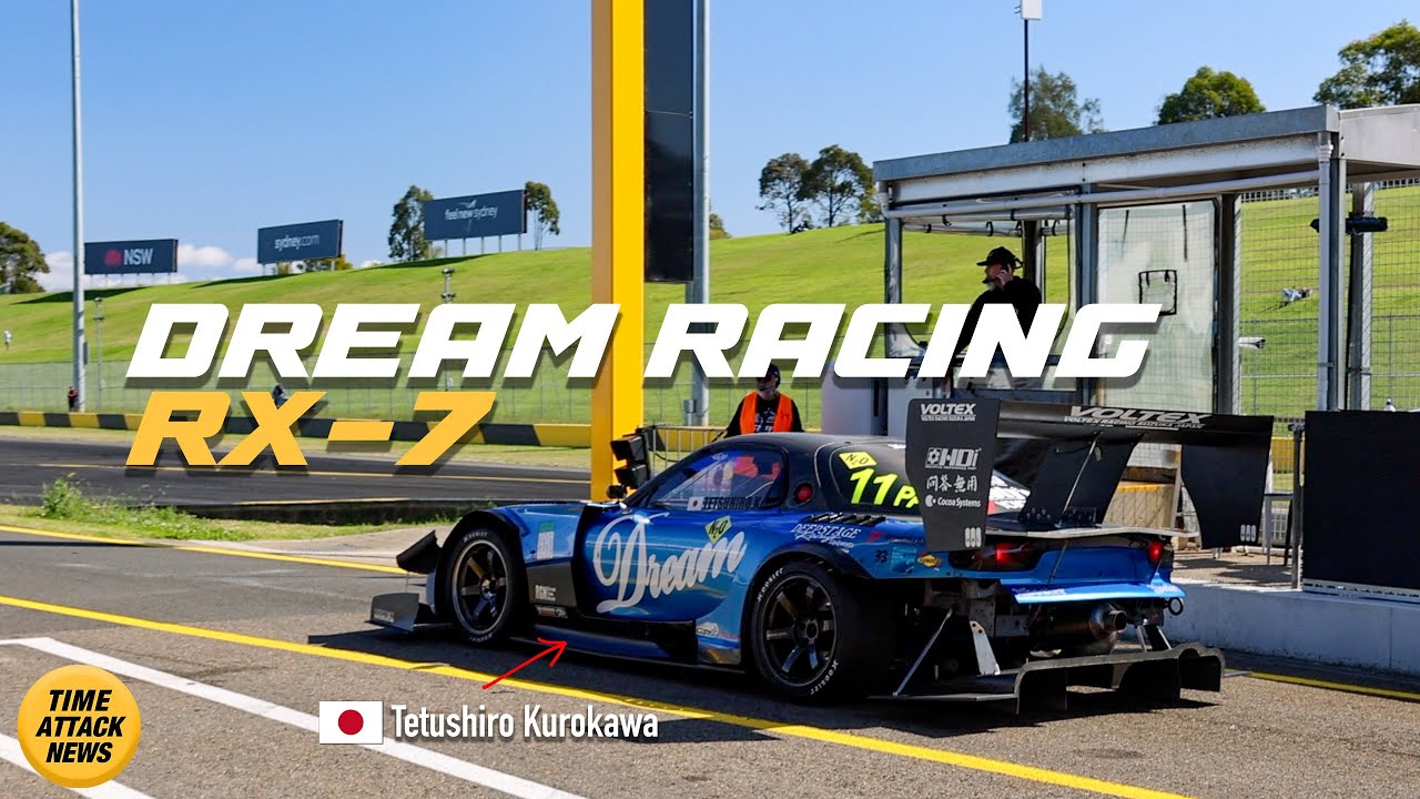 DREAM Racing RX7 Time Attack car at WTAC! 2023