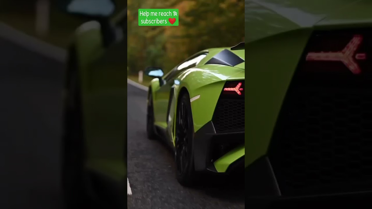 Driving in the forest hits different 🌲 #shorts #supercars #Lamborghini #trending #YouTube