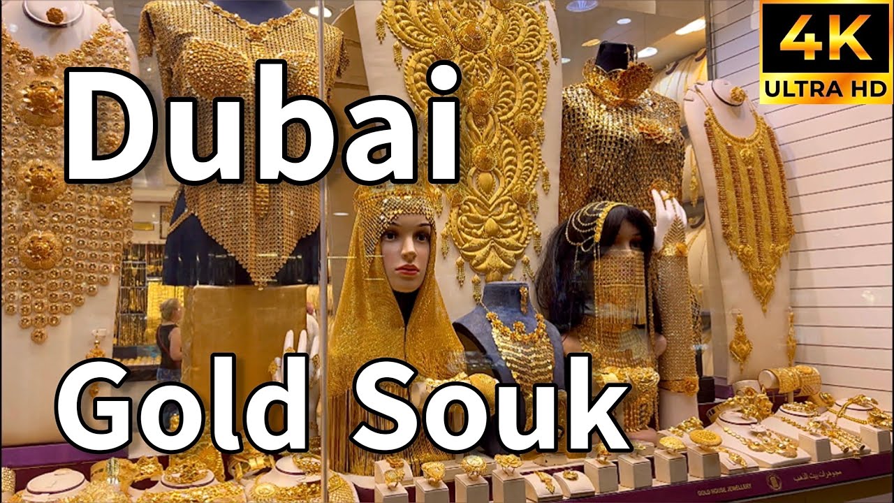 Dubai Gold Souk 🇦🇪 World’s Biggest Gold Market Only in Deira Dubai! [ 4K ] Walking Tour