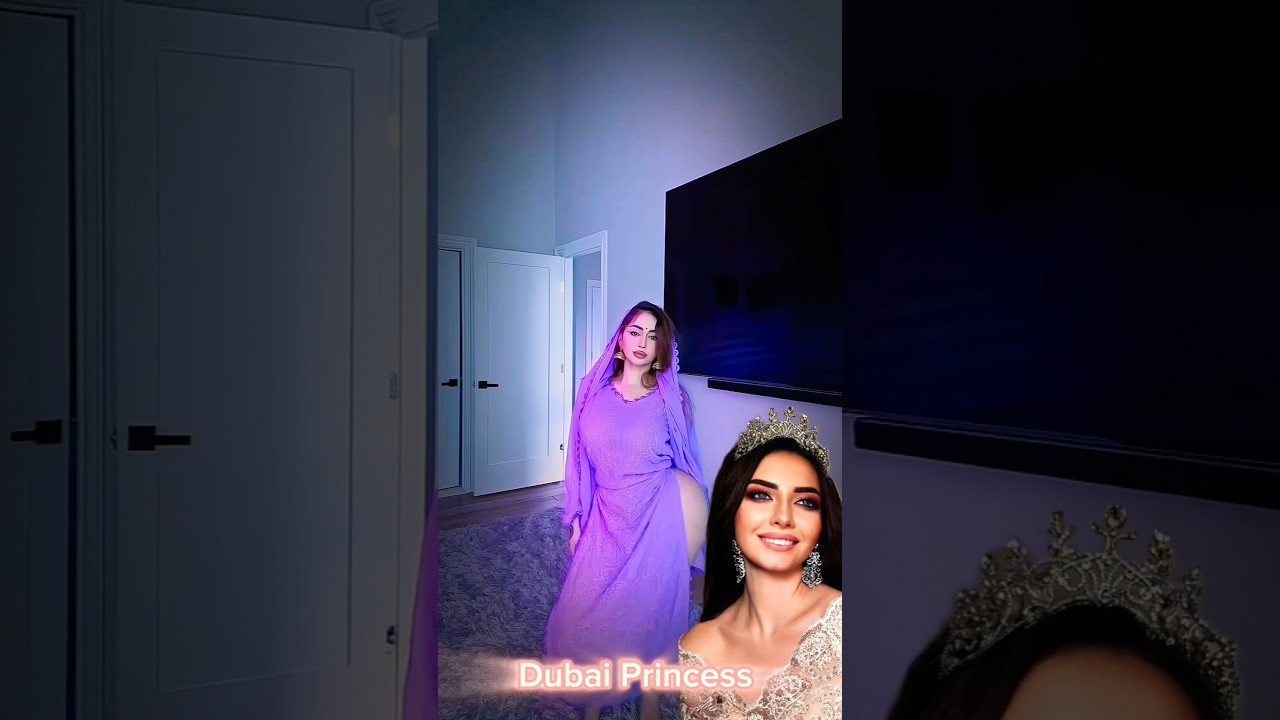 Dubai Princess Beautiful Dance #sheikhamahra #missuniverse #bellydance #danceform
