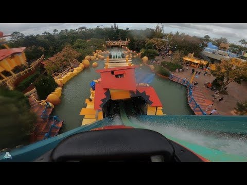 Dudley Do-Right's Ripsaw Falls 4K POV - Islands of Adventure