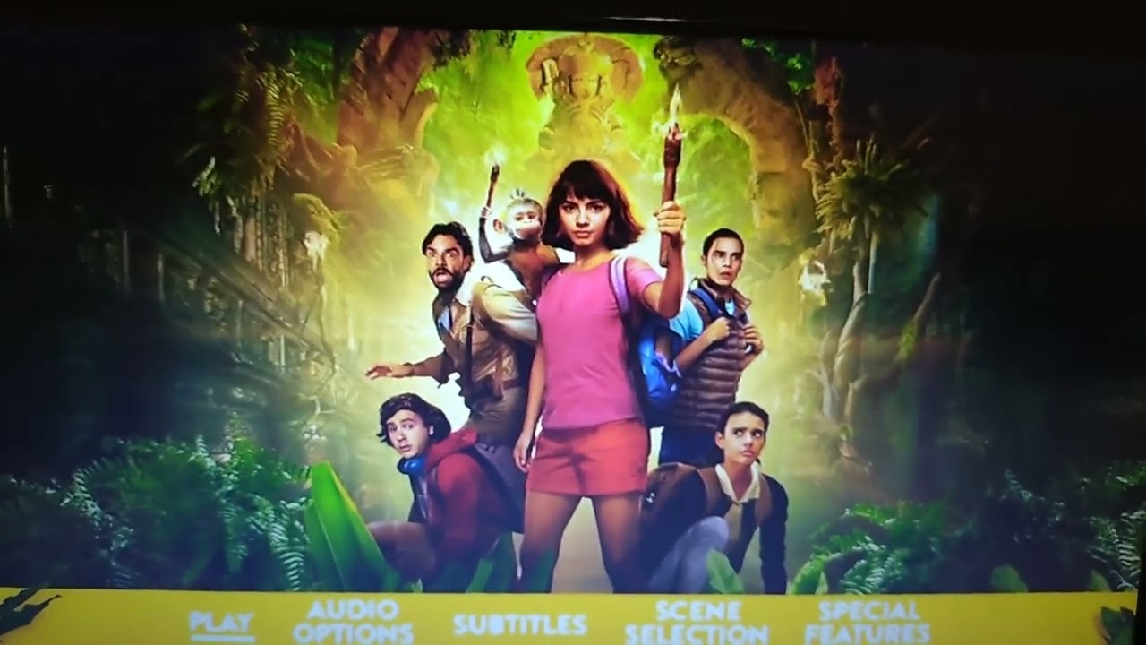 dvd menu walkthrough Dora and the lost city of gold UK DVD 2019