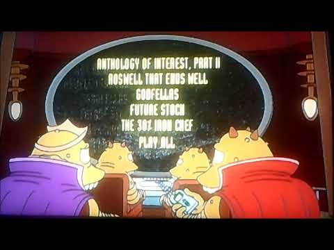 DVD Opening to Futurama Season Three Volume Four UK DVD Disc Four