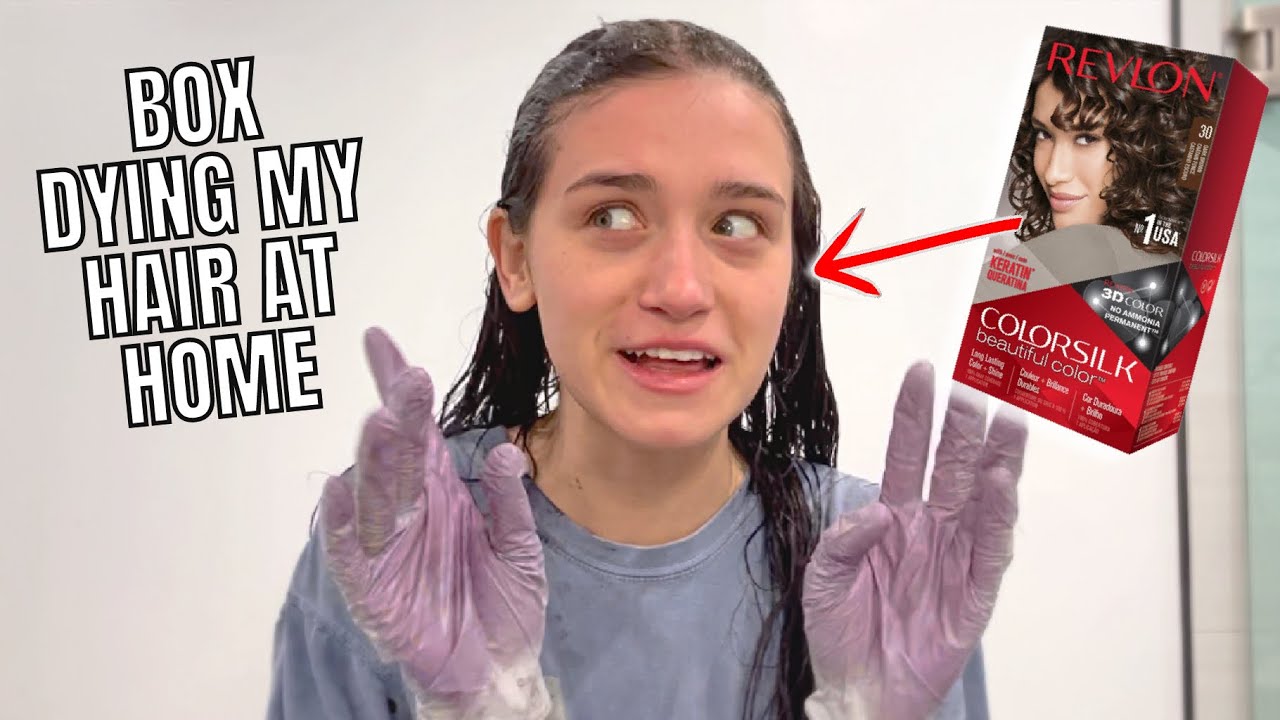 DYING MY HAIR AT HOME... (hair transformation)