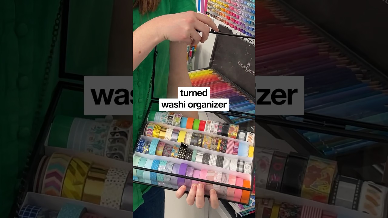 Easy Art Storage Ideas! 🎨 #artsandcrafts #crafting