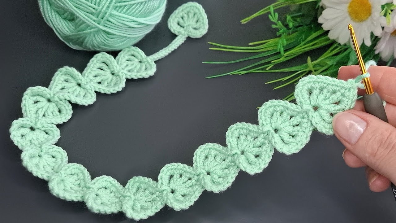 Easy Crochet Knit Bandana Making🧶#crochet #knitting #diy #keşfet #handmade
