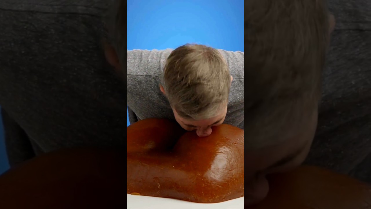 Eating LORGE Gummy Butt Cheeks