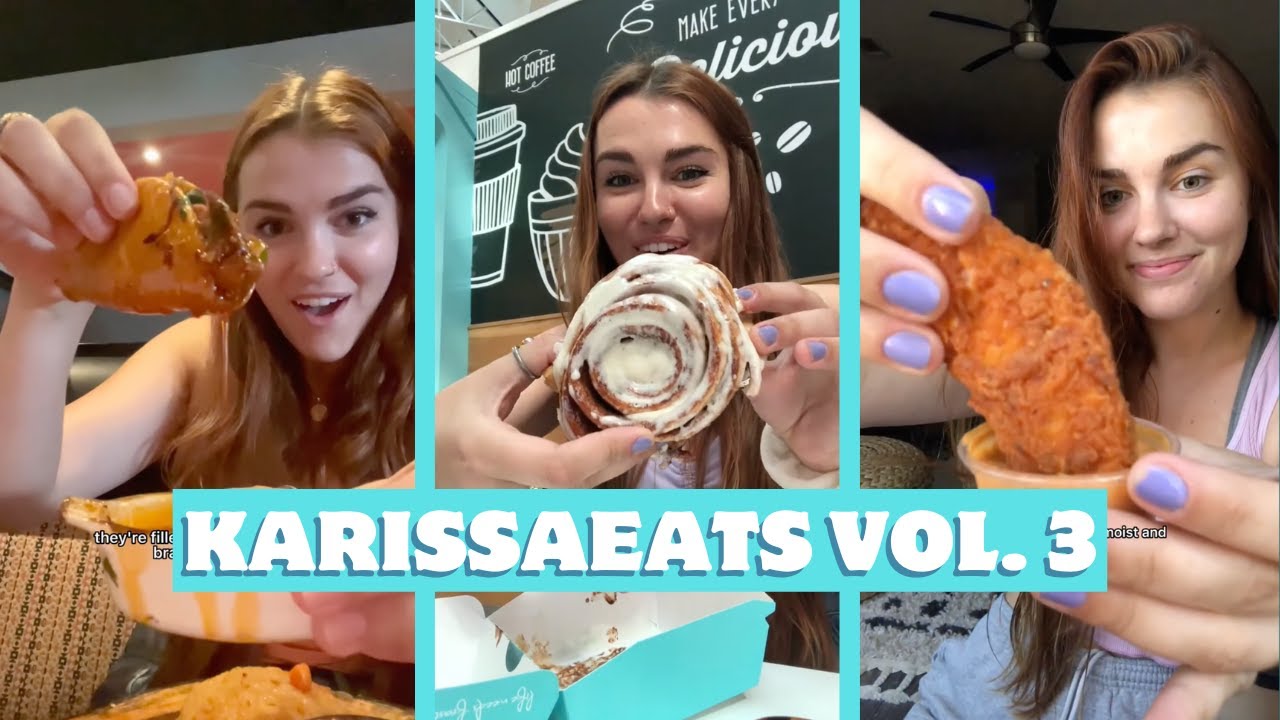 Eating my childhood favorite foods! (mall food, chinese food, etc) - KarissaEats Compilation Vol. 3