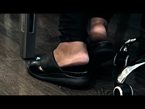Ebony Candid Phone Trample