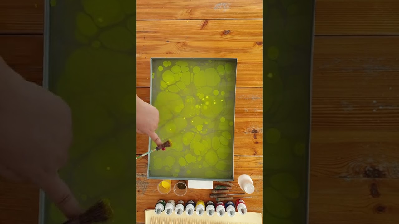 Ebru Çalışması #shorts #video #ebru